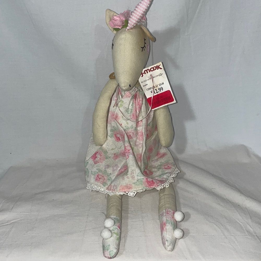 Simply Spring Plush Unicorn
